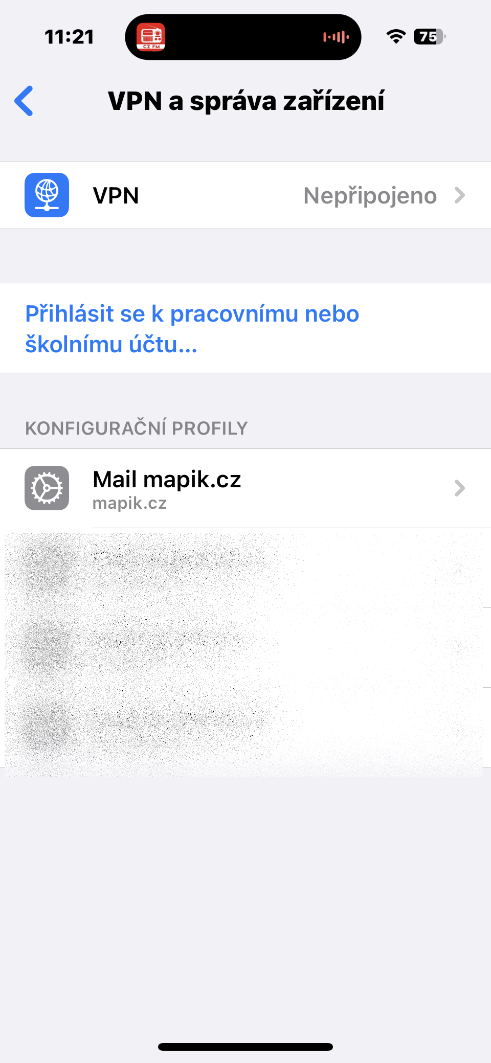Odstranit profil